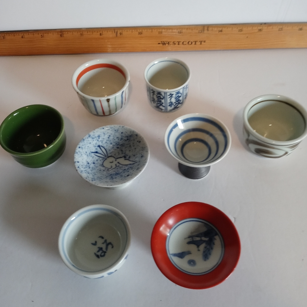 Japanese sake and sauce containers